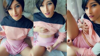 ✨【男娘控狂喜】二次元混血美妖TS「nano」OF露脸大尺度私拍 花式道具虐阴虐菊爆浆精液地狱【第八弹】 (13)